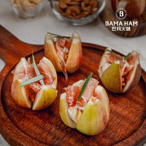 巴玛火腿布里奶酪无花果小食